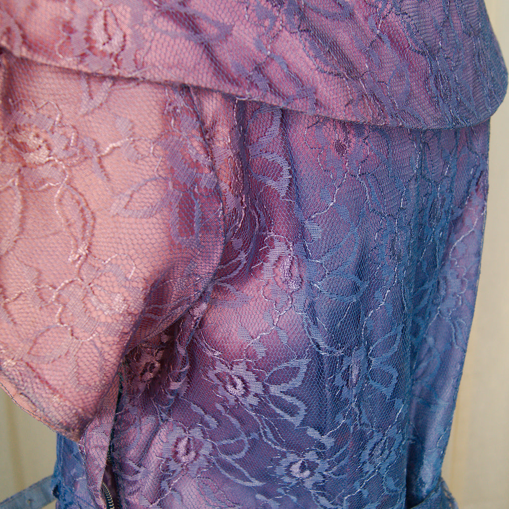 1950s Purple & Pink Lace Dress – Cats Like Us