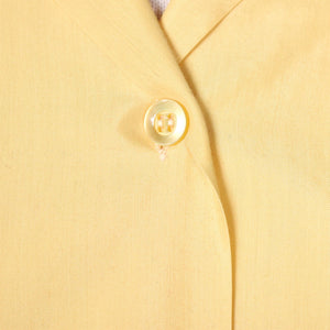 1950s Simple Yellow Vintage Blouse Cats Like Us