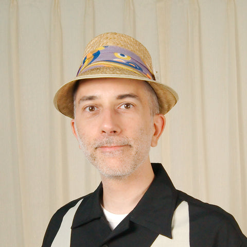 1950s Straw Polish Falcon Hat Cats Like Us