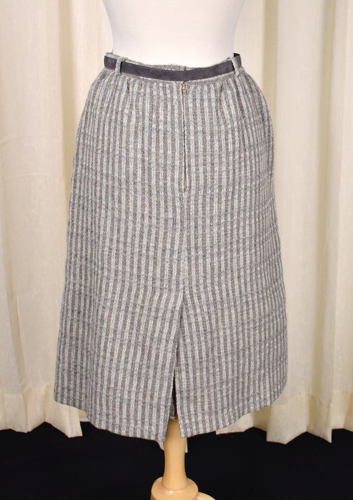 1950s gray skirt hotsell