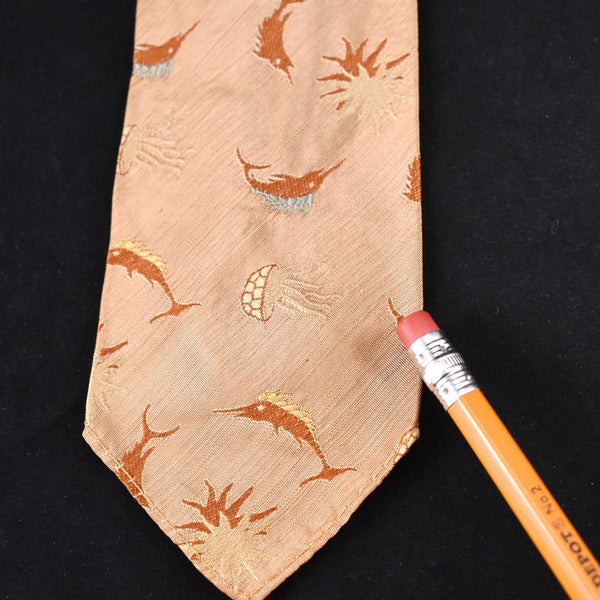 1950s Sword & Jelly Fish Vintage Tie Cats Like Us