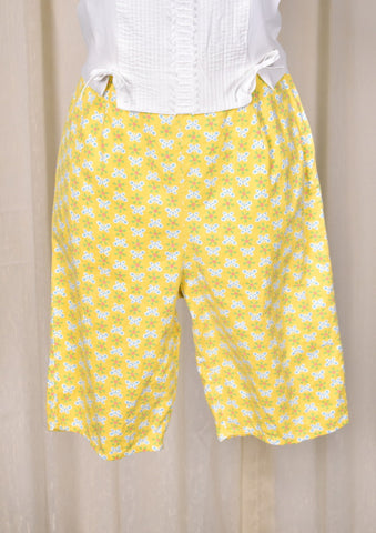 1950s Vintage Butterfly Bermuda Shorts Cats Like Us