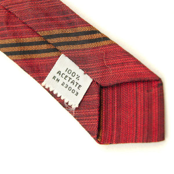 1950s Vintage Red Stripe Tie Cats Like Us