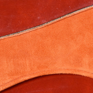 1950s Vintage Rust Patent Handbag Cats Like Us