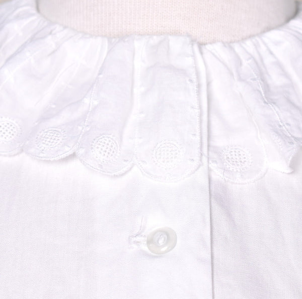 1950s Vintage Scallop Eyelet Blouse Cats Like Us