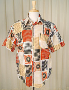 1960s Abstract Starburst Shirt Cats Like Us