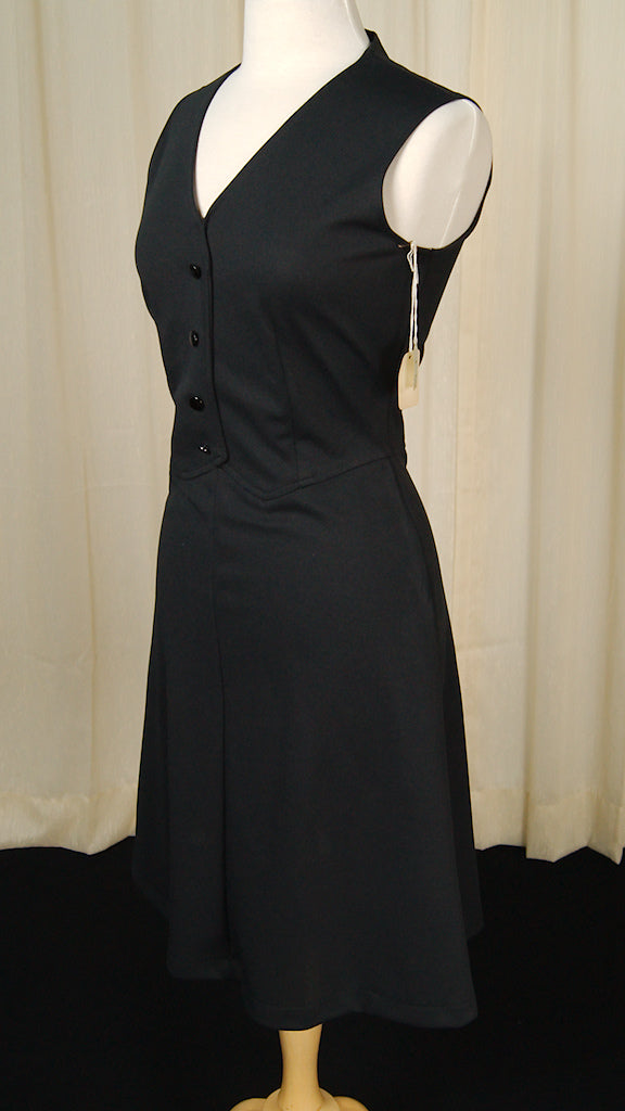 1960s Black Jumper Dress Cats Like Us 1960s Black Jumper Dress Cats Like Us