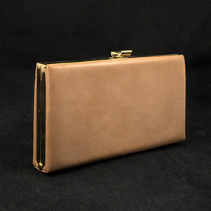 1960s Brown Clutch Bag Cats Like Us