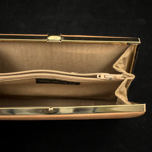 1960s Brown Clutch Bag Cats Like Us