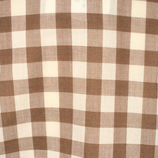 1960s Brown Gingham Shirt Cats Like Us