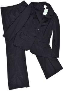 1960s Classic Black Pants Suit Cats Like Us