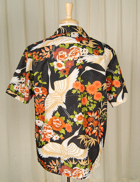 1960s Crane Hawaiian Shirt Cats Like Us