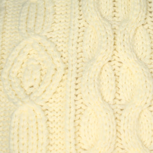 1960s Cream Cable Knit Sweater Cats Like Us