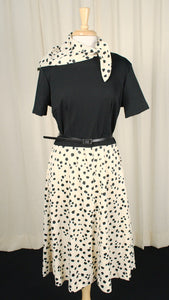 1960s Dalmatian Vintage Dress & Scarf Cats Like Us