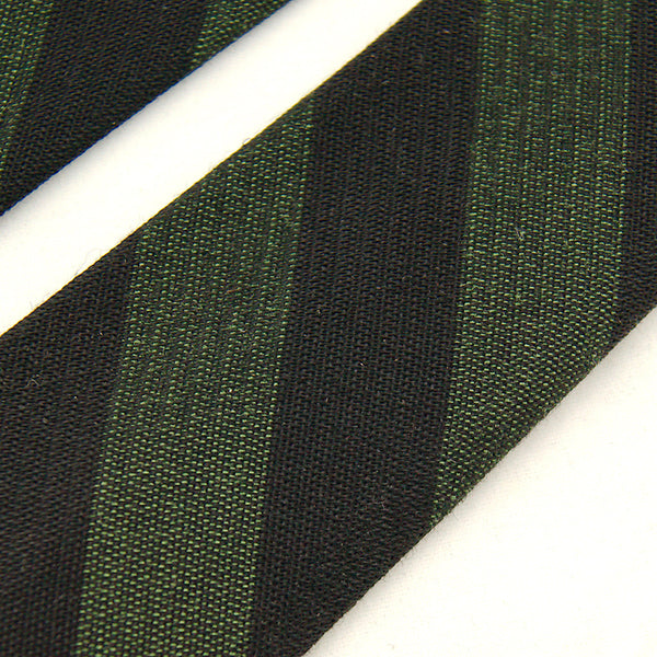 1960s Green & Black Striped Tie Cats Like Us