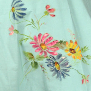1960s Hand Painted Ruffle Skirt Cats Like Us