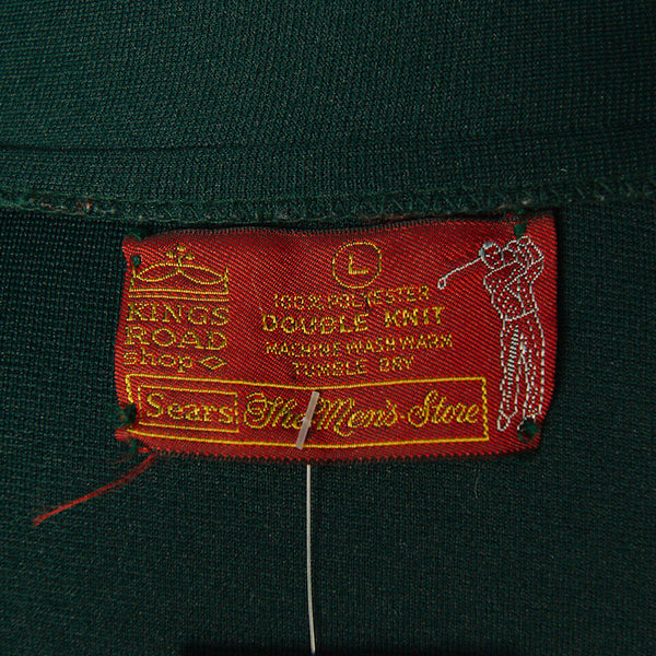 1960s Hunter Green Knit Jacket Cats Like Us