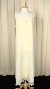 1960s Lace & Ribbon Night Gown Cats Like Us