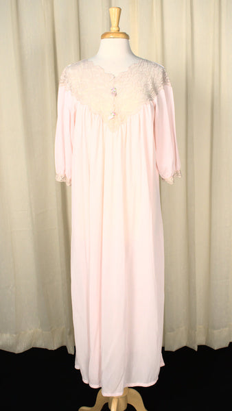 1960s Lacy Sheer Night Gown Cats Like Us
