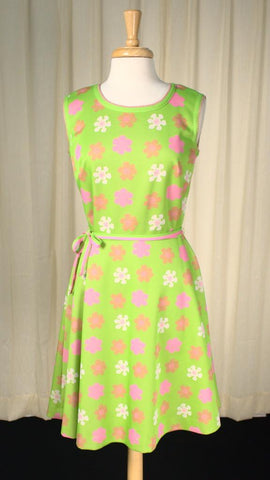 1960s Laugh-In Mod Dress Cats Like Us