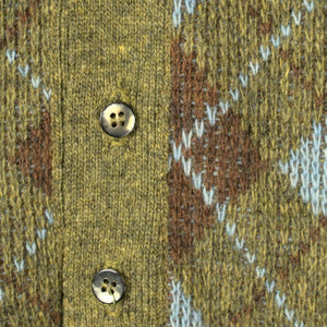 1960s Lime Green Argyle Sweater Cats Like Us