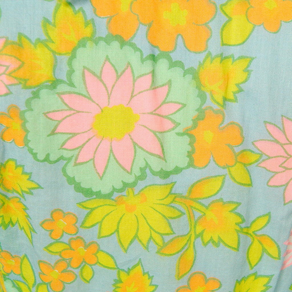 1960s Neon Floral Dress – Cats Like Us