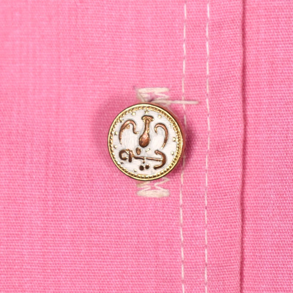 1960s Pink Button Shift Dress Cats Like Us