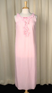 1960s Pink Lace Night Gown Cats Like Us