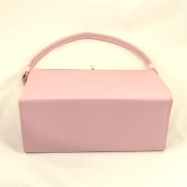 1960s Pink Snap Top Handbag Cats Like Us