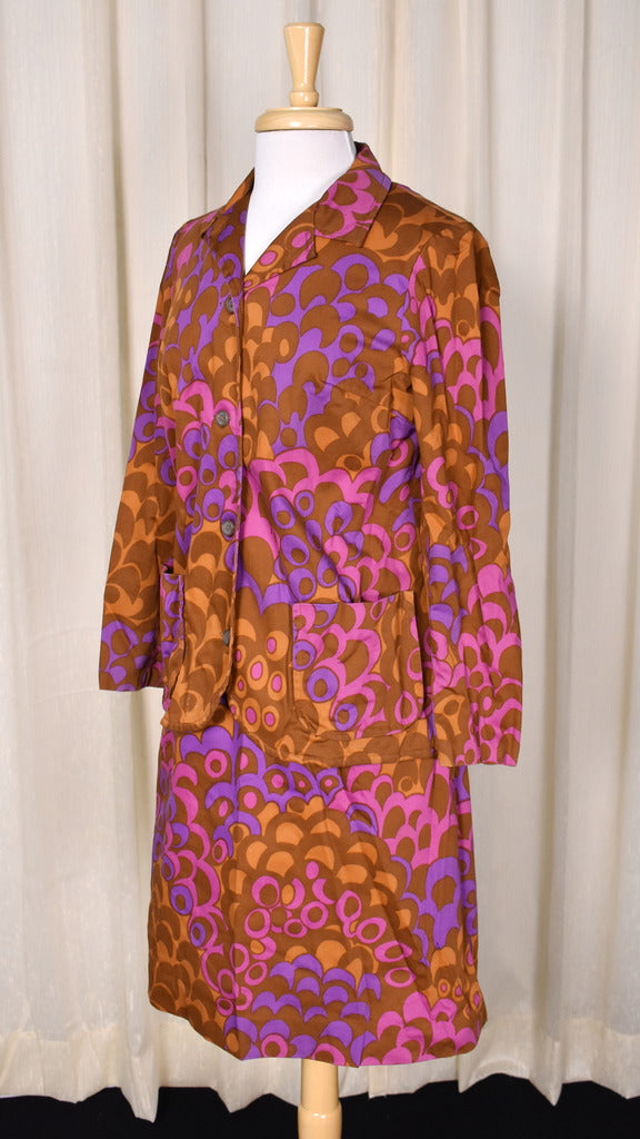 1960s pink skirt suit best sale