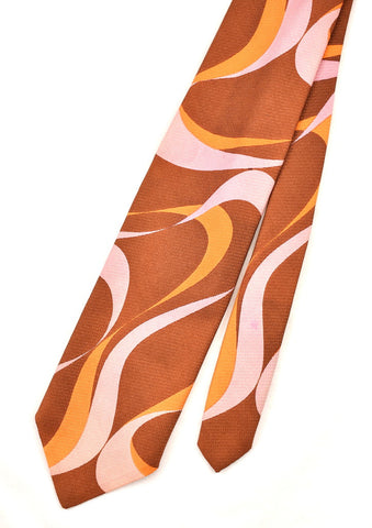 1960s Psychedelic Swirl Tie Cats Like Us