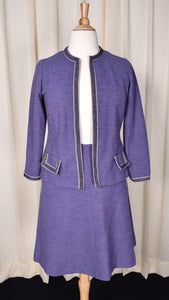 1960s Purple Skirt Suit Set Cats Like Us