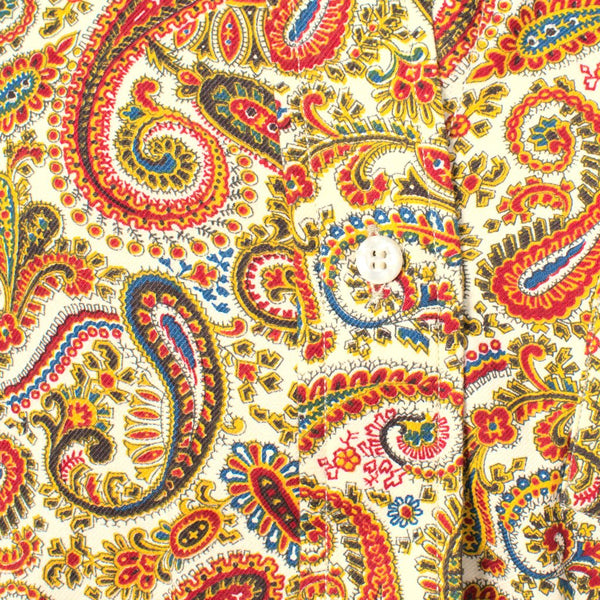 1960s Red Paisley Shirt Cats Like Us