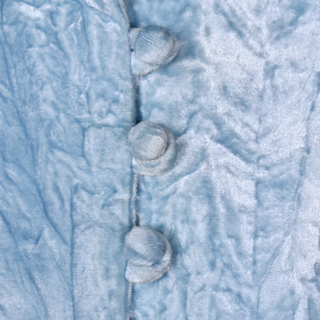 1960s Sky Blue Velvet Dress 1960s Sky Blue Velvet Dress