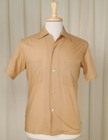1960s Tan SS Shirt Cats Like Us