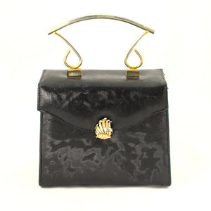1960s Vintage Black Box Rhinestone Bag Cats Like Us