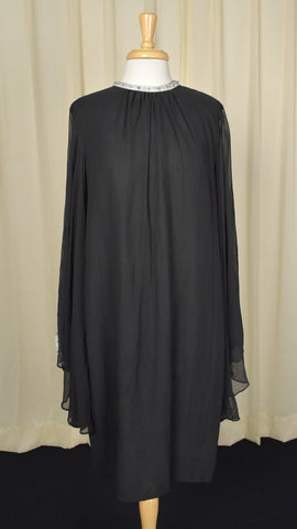 1960s Vintage Butterfly Sleeve Dress Cats Like Us