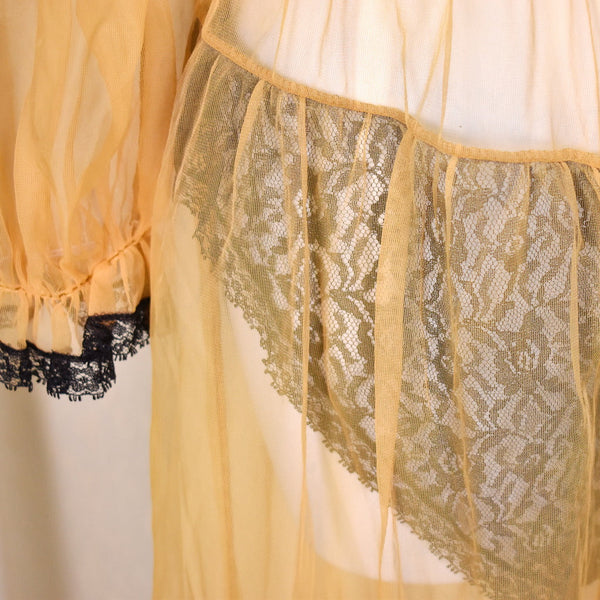1960s Vintage Gold & Black Harem Set Cats Like Us