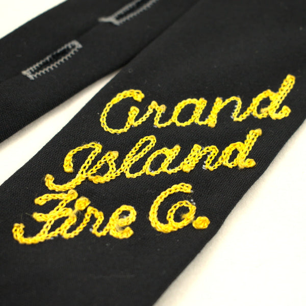 1960s Vintage Grand Island Fire Co Tie Cats Like Us