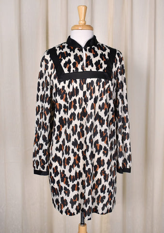1960s Vintage Leopard Keyhole Nightie Cats Like Us