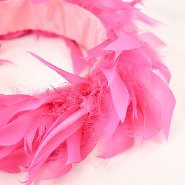 1960s Vintage Pink Feather Crown Cats Like Us