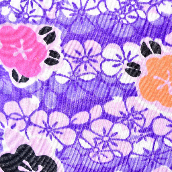 1960s Vintage Purple Floral Swim Suit Cats Like Us