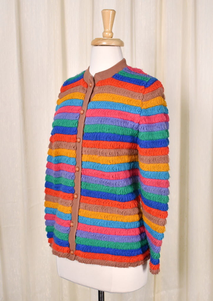 Vintage rainbow cardigan sale