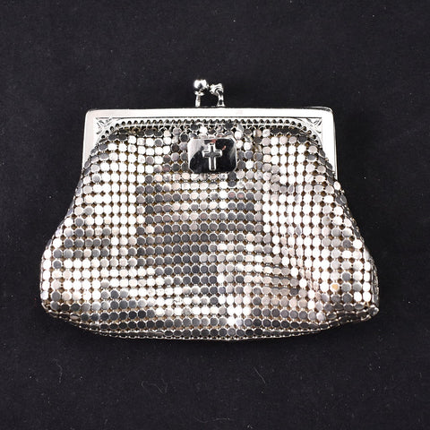 1960s Vintage Rosary Cross Change Purse Cats Like Us
