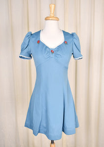 1960s Vintage Scoop Neck Mini Dress Cats Like Us