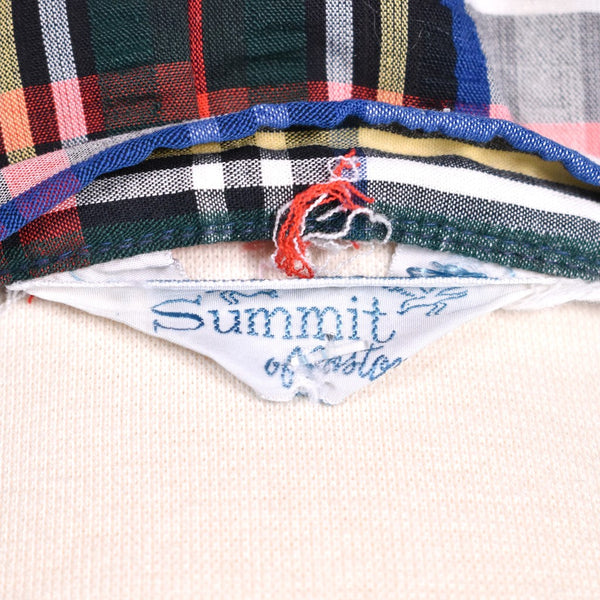 1960s Vintage Seersucker Button Skirt by Summit of Boston Cats Like Us