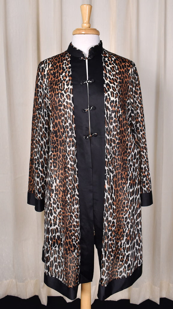 1960s Vintage Vanity Fair Leopard Robe Cats Like Us