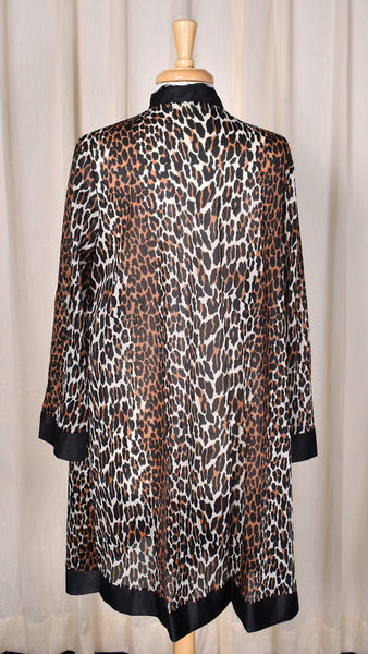 1960s Vintage Vanity Fair Leopard Robe Cats Like Us