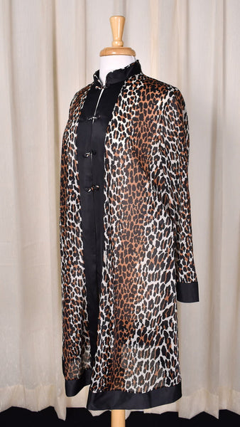 1960s Vintage Vanity Fair Leopard Robe Cats Like Us