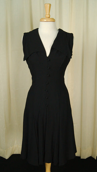 1960s Wide Collar Witch Dress Cats Like Us